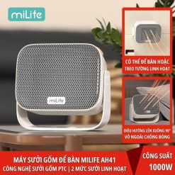 Máy sưởi gốm để bàn miLife AH41