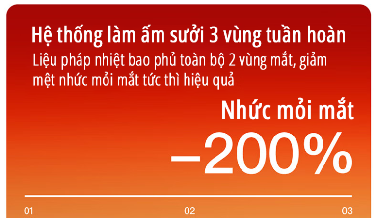 Máy massage mắt bấm huyệt miLife E4 Pro làm ấm