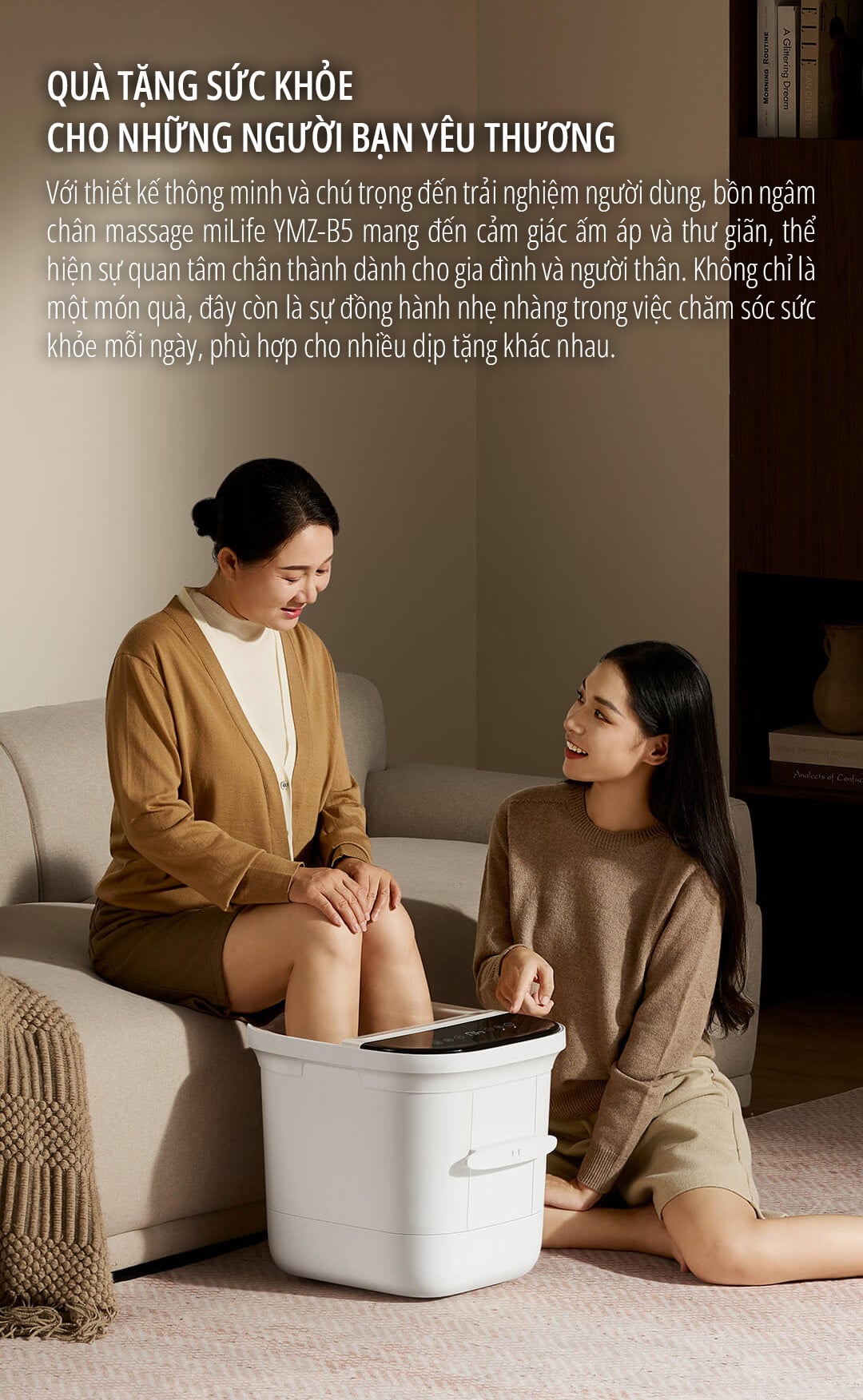 Bồn ngâm chân massage miLife YMZ-B5