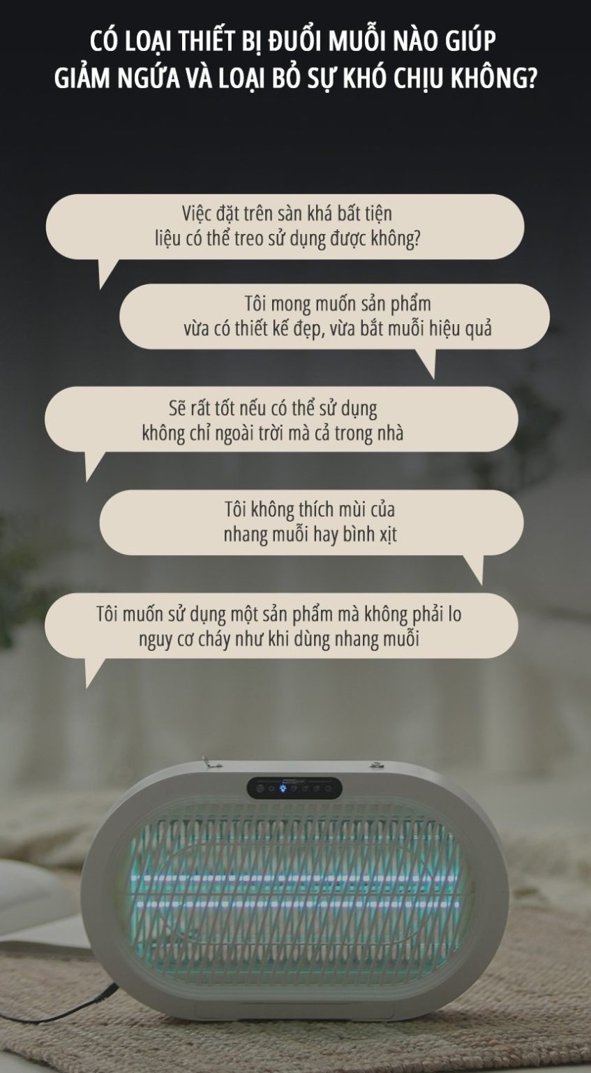 Đèn bắt muỗi côn trùng miLife K6P