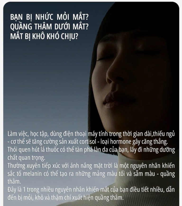 Máy massage mắt bấm huyệt miLife E4 Pro