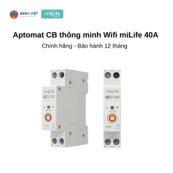 Aptomat CB thông minh Wifi miLife 40A - Chính hãng