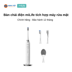 Bàn chải điện miLife AHM01 tích hợp máy rửa mặt - Chính Hãng