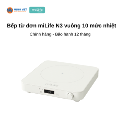 Bếp từ đơn miLife N3 vuông 10 mức nhiệt – Chính hãng