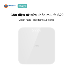 Cân điện tử sức khỏe miLife S20 – Chính hãng