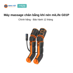 Máy massage chân bằng khí nén miLife G01P sưởi trị liệu 3 vùng