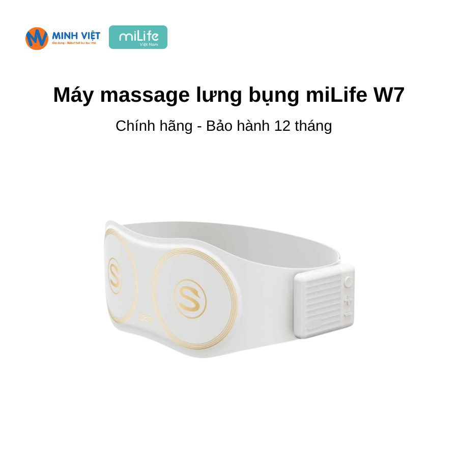Máy massage lưng bụng miLife W7 EMS - Chính hãng