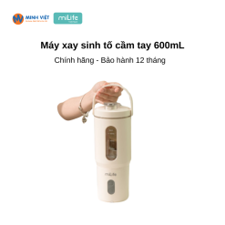 Máy xay sinh tố cầm tay miLife 600mL xay được đá viên