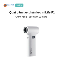 Quạt cầm tay phản lực miLife F1 đa năng 4 in 1 - Chính hãng