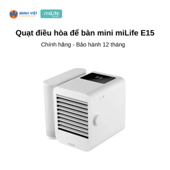 Quạt điều hòa để bàn mini miLife E15 - Chính hãng