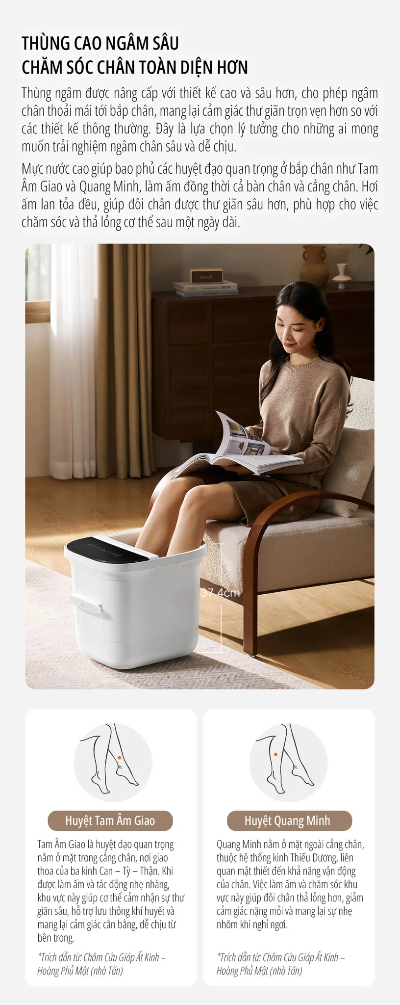 Bồn ngâm chân massage miLife YMZ-B5 với 3 chế độ - Ảnh 5