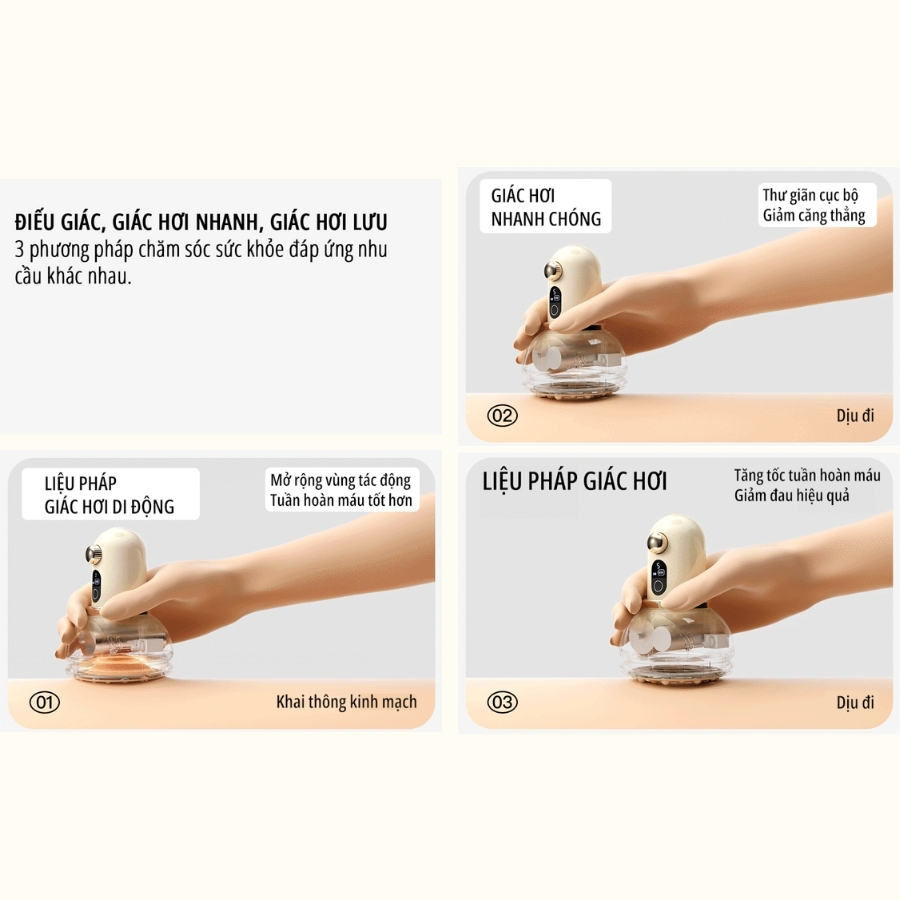 Máy giác hơi điện cầm tay miLife C1 – Chính hãng - Ảnh 5