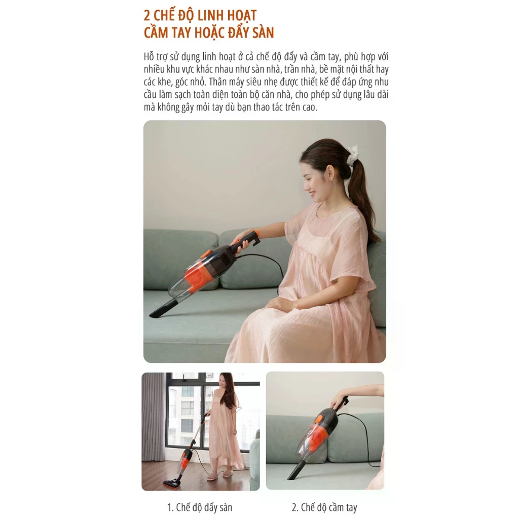 Máy hút bụi cầm tay miLife DX18 - Chính hãng - Ảnh 4