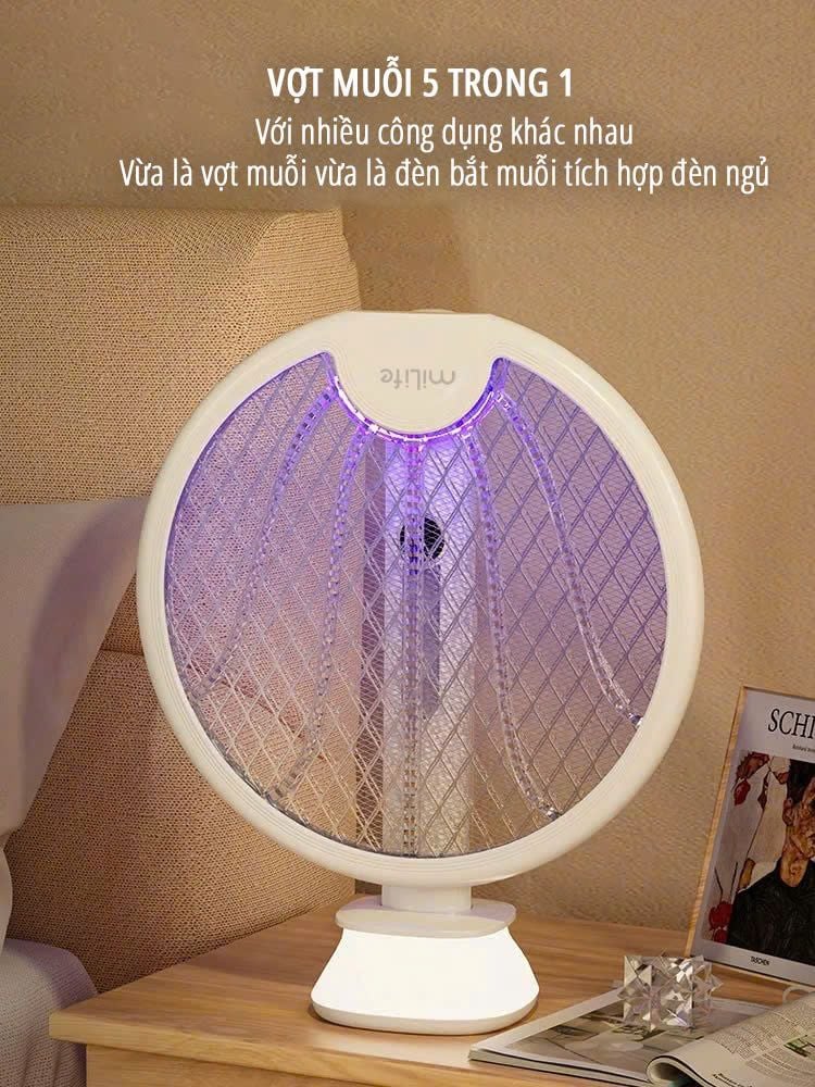 Vợt bắt muỗi kiêm đèn muỗi miLife B1 - Chính hãng - Ảnh 2