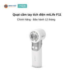 Quạt cầm tay tích điện miLife F11 - Bảo hành 12 tháng