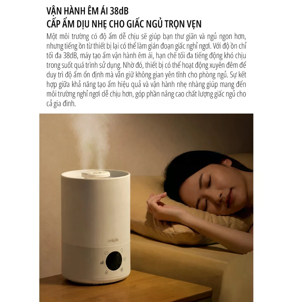 Máy phun sương tạo ẩm miLife H88 - Bảo hành 12 tháng - Ảnh 9